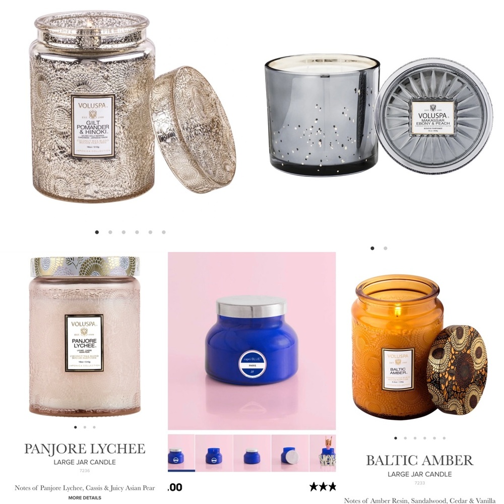 Barely used candle bundle